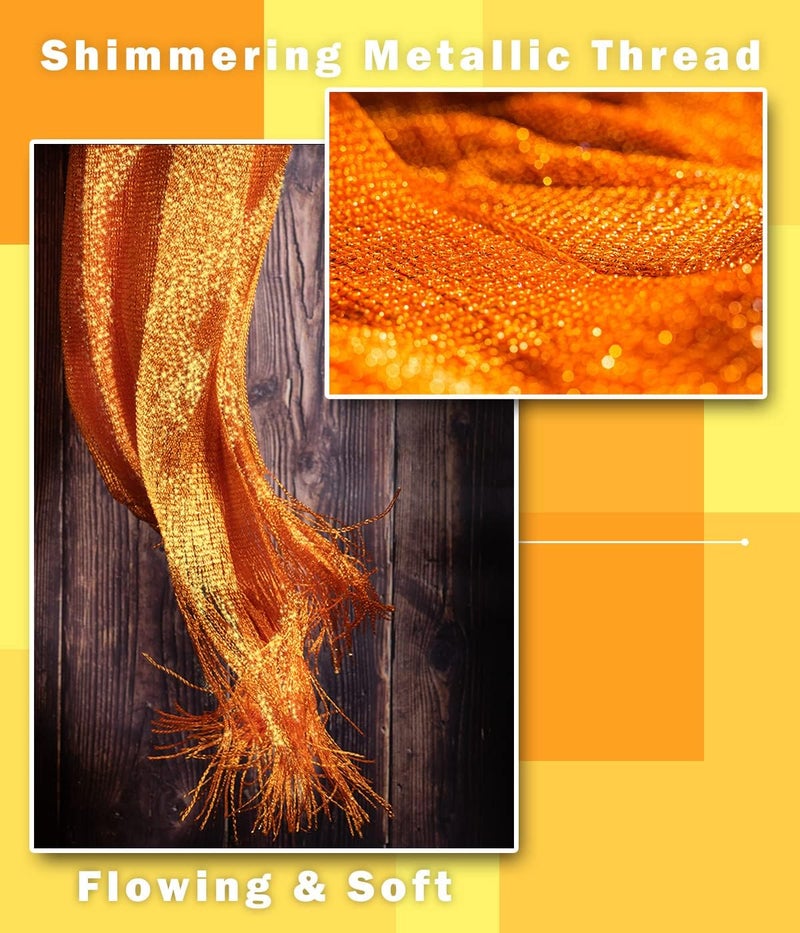 KUNINDOME Sparkling Metallic Shawls and Wraps with Buckle,for Evening Dresses Party Wedding Bride Bridesmaid - Image 3